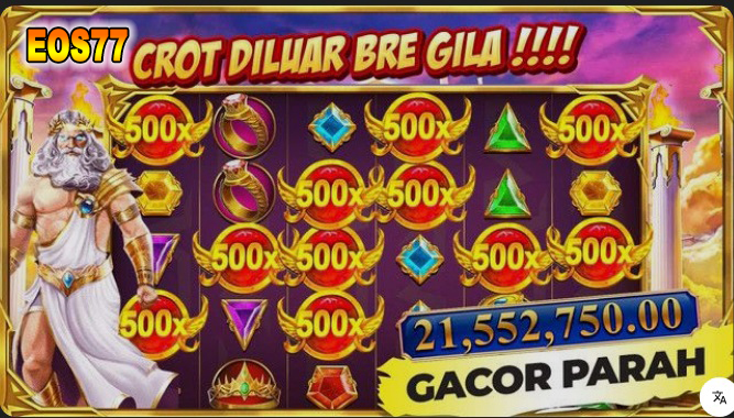EOS77 : Pembayaran Penuh Kemenangan Slot Jackpot Anggota pemain